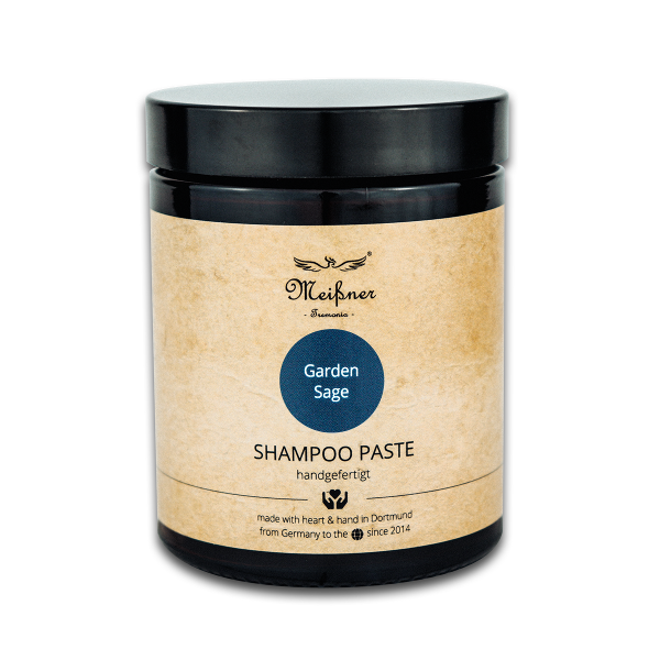 Shampoo Paste Garden-Sage, 180ml, Braunglastiegel
