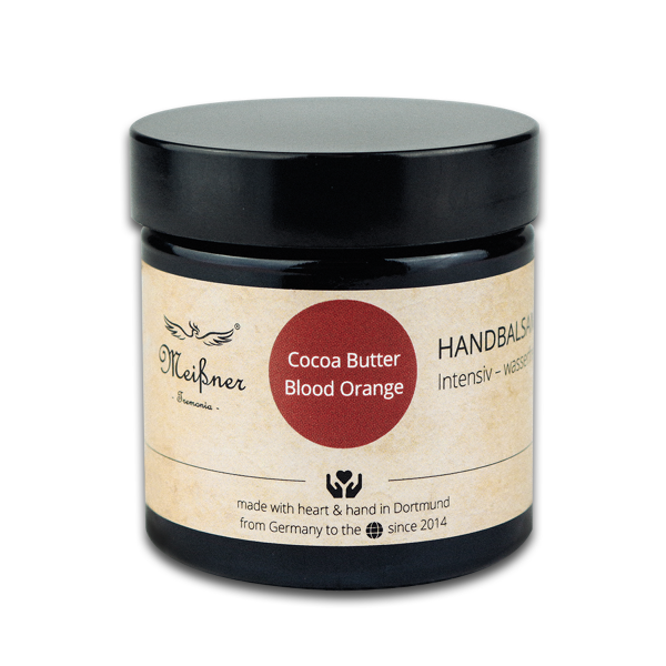 Handbalsam, Cocoa Butter Blood Orange, Braunglastiegel