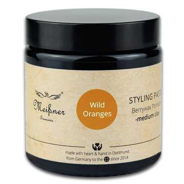 Stylingpaste -medium clay- Wild-Oranges, 100g, Braunglastiegel